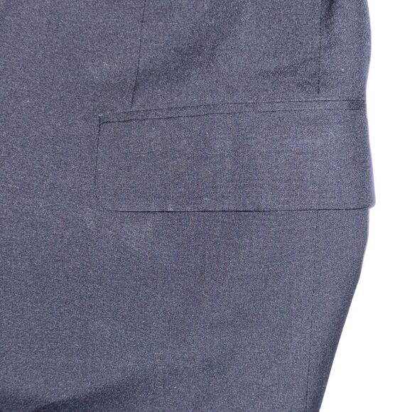 Savile Row 2 Button Blazer Men's Size 50R Navy Blue Pockets 100% Wool Jacket - Picture 3 of 7